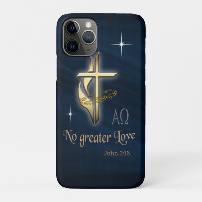 Capa Para iPhone 11 Pro John 3:16 (Verso)