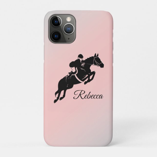 Capa Para iPhone 11 Pro Jumper Equestrian (Verso)