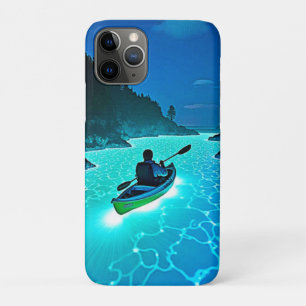 Capa Para iPhone 11 Pro Kayak em Design de água brilhante