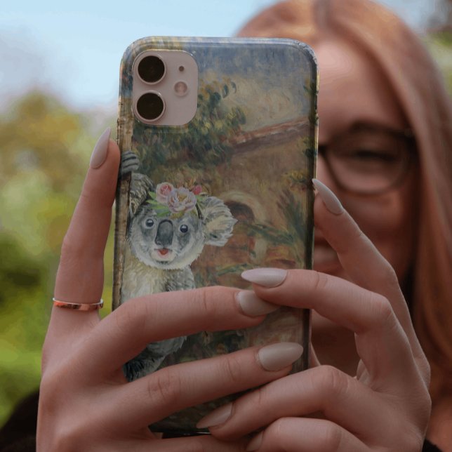 Capa Para iPhone 11 Pro Koala e Renoir Farmhouse (Criador carregado)