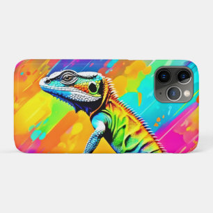 Capa Para iPhone 11 Pro Lagarto Escala Neon