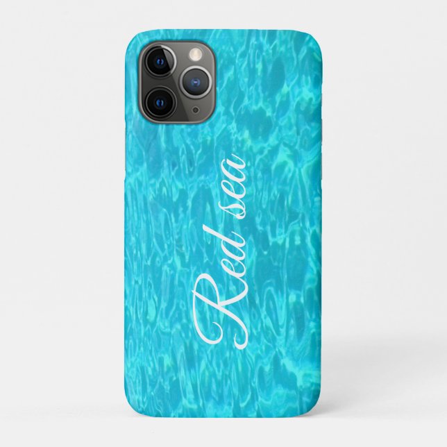 Capa Para iPhone 11 Pro Lagoa turquesa do mar Vermelho (Verso)