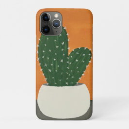 Capa Para iPhone 11 Pro Laranja e Cinza Acrílico Potente