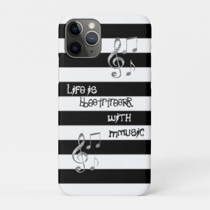 Capa Para iPhone 11 Pro Legal Bleck White Music