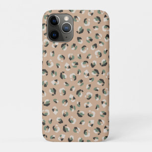 Capa Para iPhone 11 Pro Leopard Animal Beige Modern