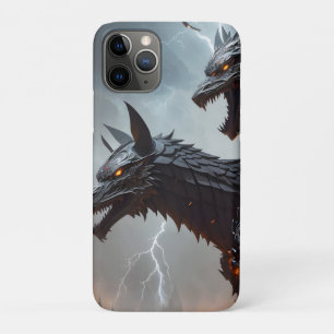 Capa Para iPhone 11 Pro Lightning Cyborg Wolves
