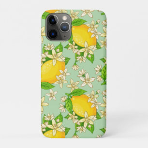 Capa Para iPhone 11 Pro limões amarelos brilhantes