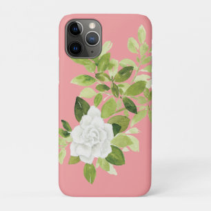 Capa Para iPhone 11 Pro Linda jardinia aquarela floral