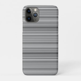 Capa Para iPhone 11 Pro Listras cinzas fofas