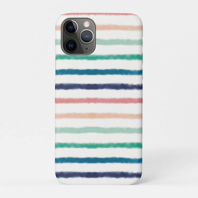 Capa Para iPhone 11 Pro Listras Seabreeze (Verso)
