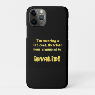 Capa Para iPhone 11 Pro Lógica Divertida de Jaleco de Laboratório: O Argum