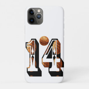 Capa Para iPhone 11 Pro Logotipo da Imagem dos Jogadores de Basquete Númer