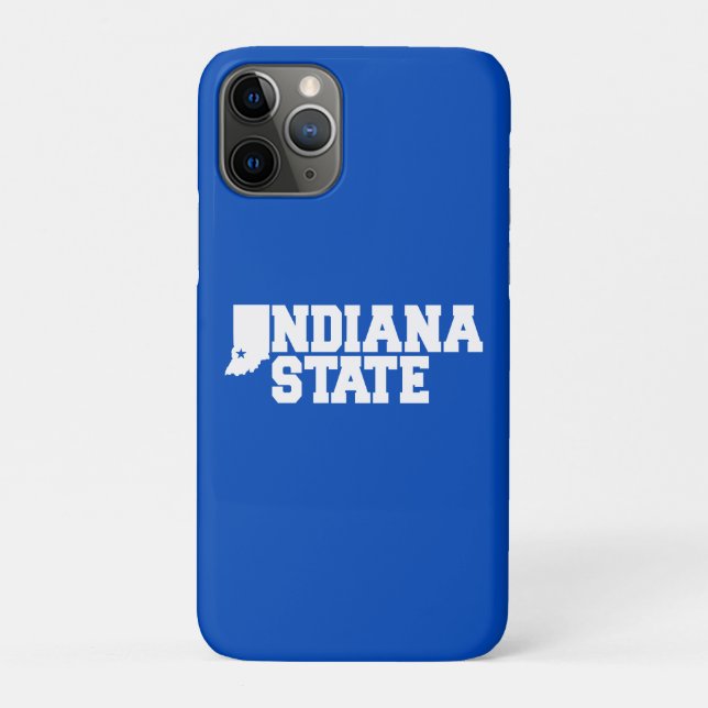 Capa Para iPhone 11 Pro Logotipo do Estado de Indiana (Verso)