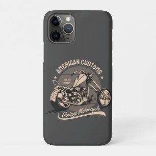 Capa Para iPhone 11 Pro Logotipo do helicóptero Vintage