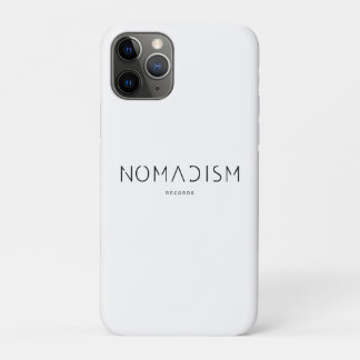 Capa Para iPhone 11 Pro Logotipo Preto da Nomadism Records