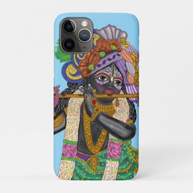 Capa Para iPhone 11 Pro Lord Krishna Phone Cover (Verso)