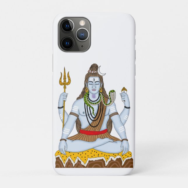 Capa Para iPhone 11 Pro Lord Shiva Phone Cover (Verso)
