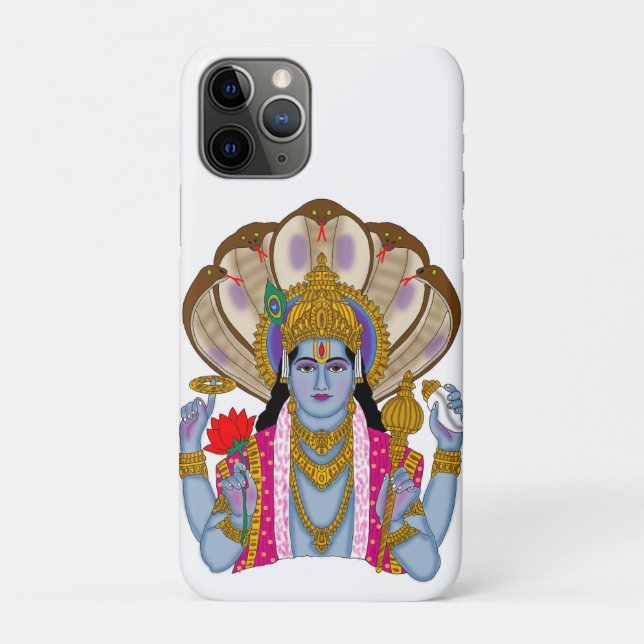 Capa Para iPhone 11 Pro Lord Vishnu Phone Cover (Verso)