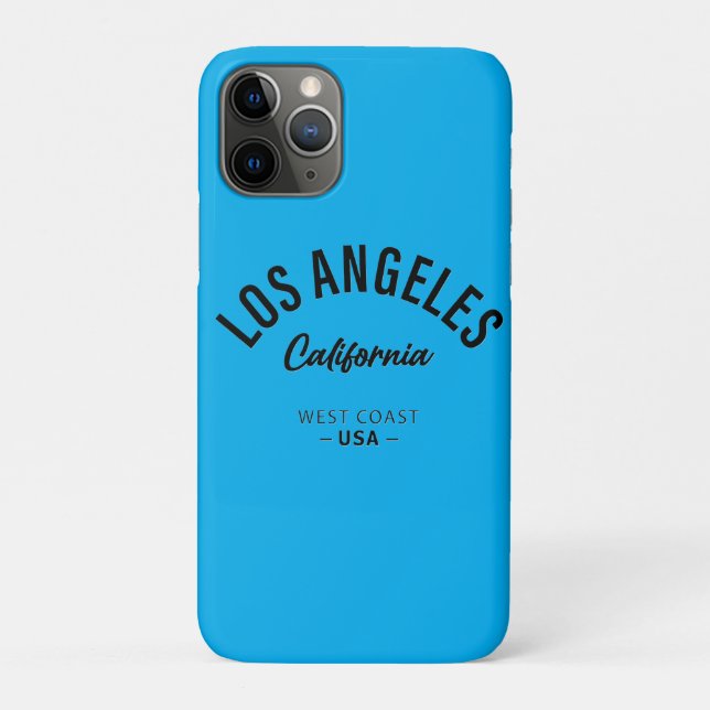 Capa Para iPhone 11 Pro Los Angeles Califórnia (Verso)