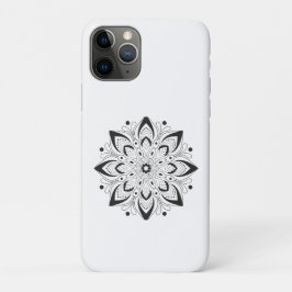 Capa Para iPhone 11 Pro Lotus Mandala Design