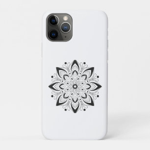 Capa Para iPhone 11 Pro Lotus Mandala Design