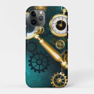 Capa Para iPhone 11 Pro Lupa no estilo Steampunk