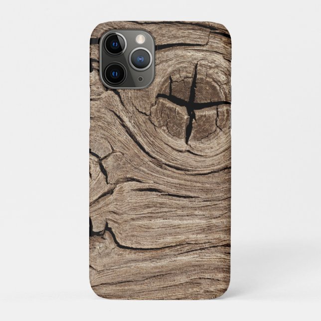 Capa Para iPhone 11 Pro madeira antiga, vintage (Verso)