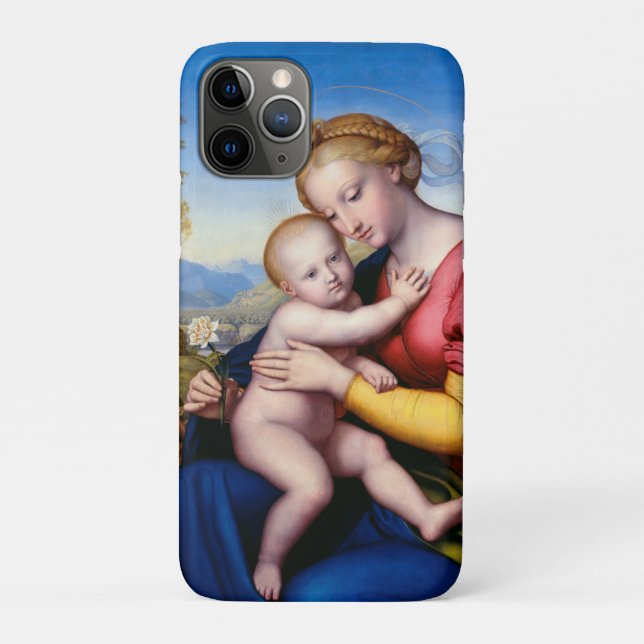Capa Para iPhone 11 Pro Madona e Menino (Verso)