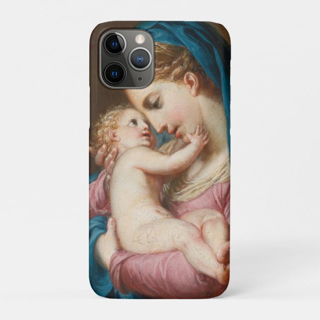 Capa Para iPhone 11 Pro Madonna e Criança (Verso)