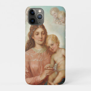 Capa Para iPhone 11 Pro Madonna E Criança