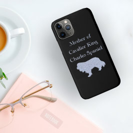 Capa Para iPhone 11 Pro Mãe do Cavalier King Charles Spaniel Silver