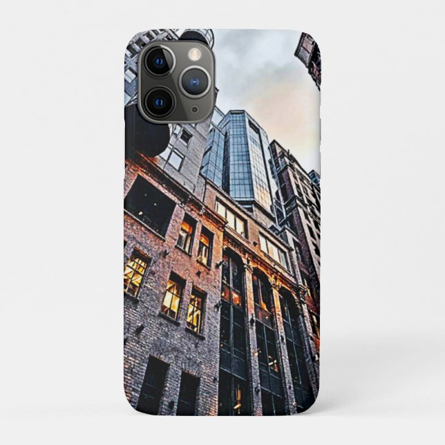 Capa Para iPhone 11 Pro Majestade de Tijolo Urbano (Verso)