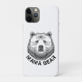 Capa Para iPhone 11 Pro Mama Urso, Ilustração Desenhada À Mão