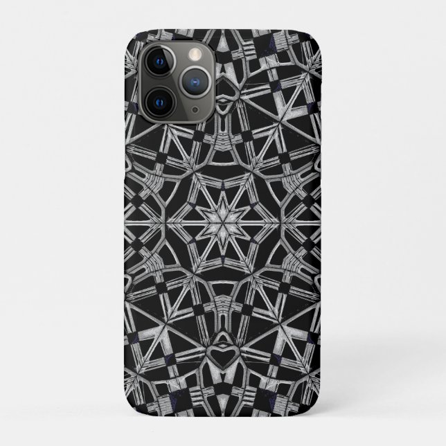 Capa Para iPhone 11 Pro Mandala Industrial (Verso)