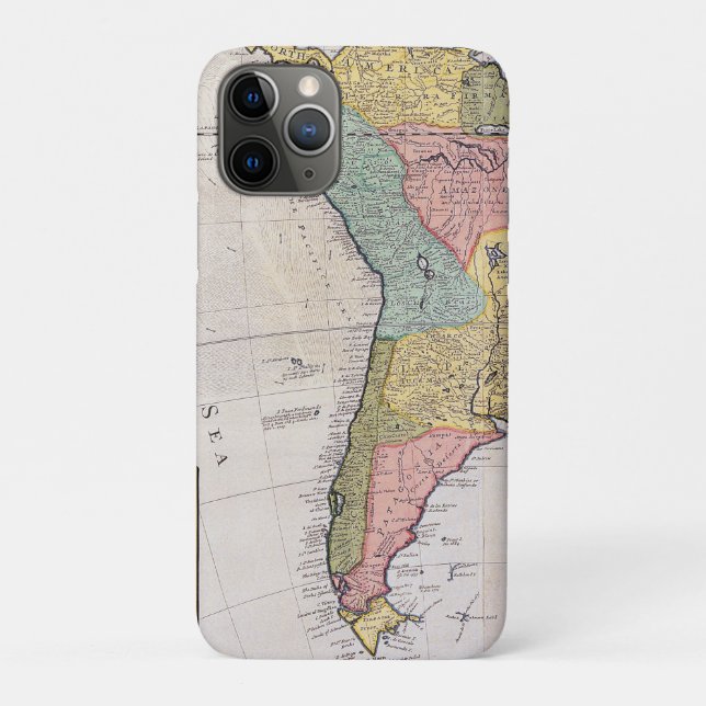 Capa Para iPhone 11 Pro Mapa antigo antigo inspirado (8) (Verso)