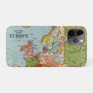 Capa Para iPhone 11 Pro Mapa Padrão da Europa de Bacon do Século XX na Eur