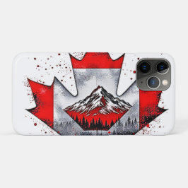Capa Para iPhone 11 Pro Maple Leaf Mountain Soul