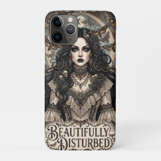 Capa Para iPhone 11 Pro "Maravilhosamente Perturbada" Mulher Gótica com Ma