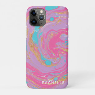 Capa Para iPhone 11 Pro Marbled Swirl