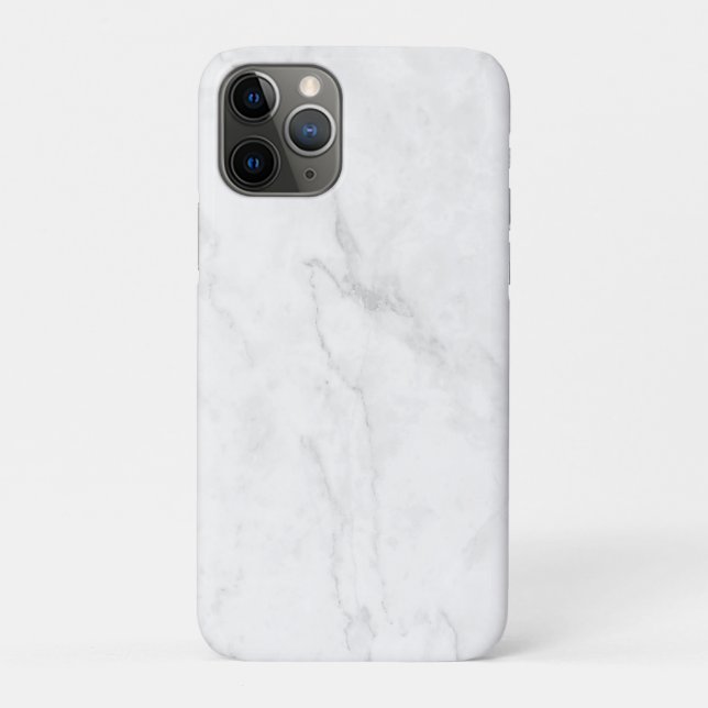 Capa Para iPhone 11 Pro Mármore Branco (Verso)