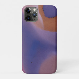 Capa Para iPhone 11 Pro “Mauve Mirage Flow” – Abstrato Rosa Azul Pêssego