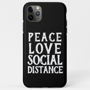 CAPA PARA iPhone 11 PRO MAX A PAZ AMA A DISTÂNCIA SOCIAL