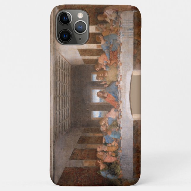 Capa Para iPhone 11 Pro Max A Última Ceia de Leonardo Da Vinci (Verso)