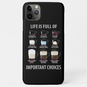 Capa Para iPhone 11 Pro Max A vida é Cheio de escolhas importantes - amantes d
