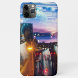 Capa Para iPhone 11 Pro Max Abstrato fotógrafo do amanhecer na cidade