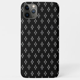 Capa Para iPhone 11 Pro Max Abstrato Preto e Branco