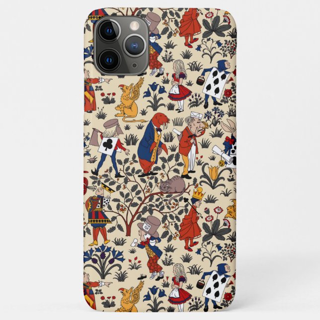 Capa Para iPhone 11 Pro Max Alice no País das Maravilhas (Verso)