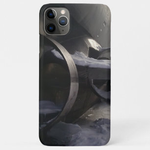 Capa Para iPhone 11 Pro Max Antigo submarino na neve