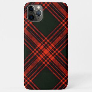 Capa Para iPhone 11 Pro Max Antiguamente Menzies Caçando Padrão de Xadrez de