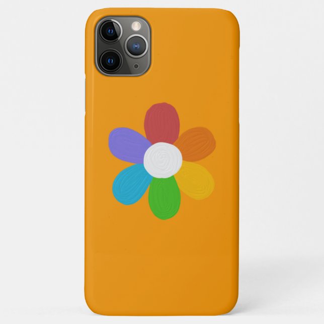 Capa Para iPhone 11 Pro Max Apple iPhone 11 Pro max | flores amarelas (Verso)